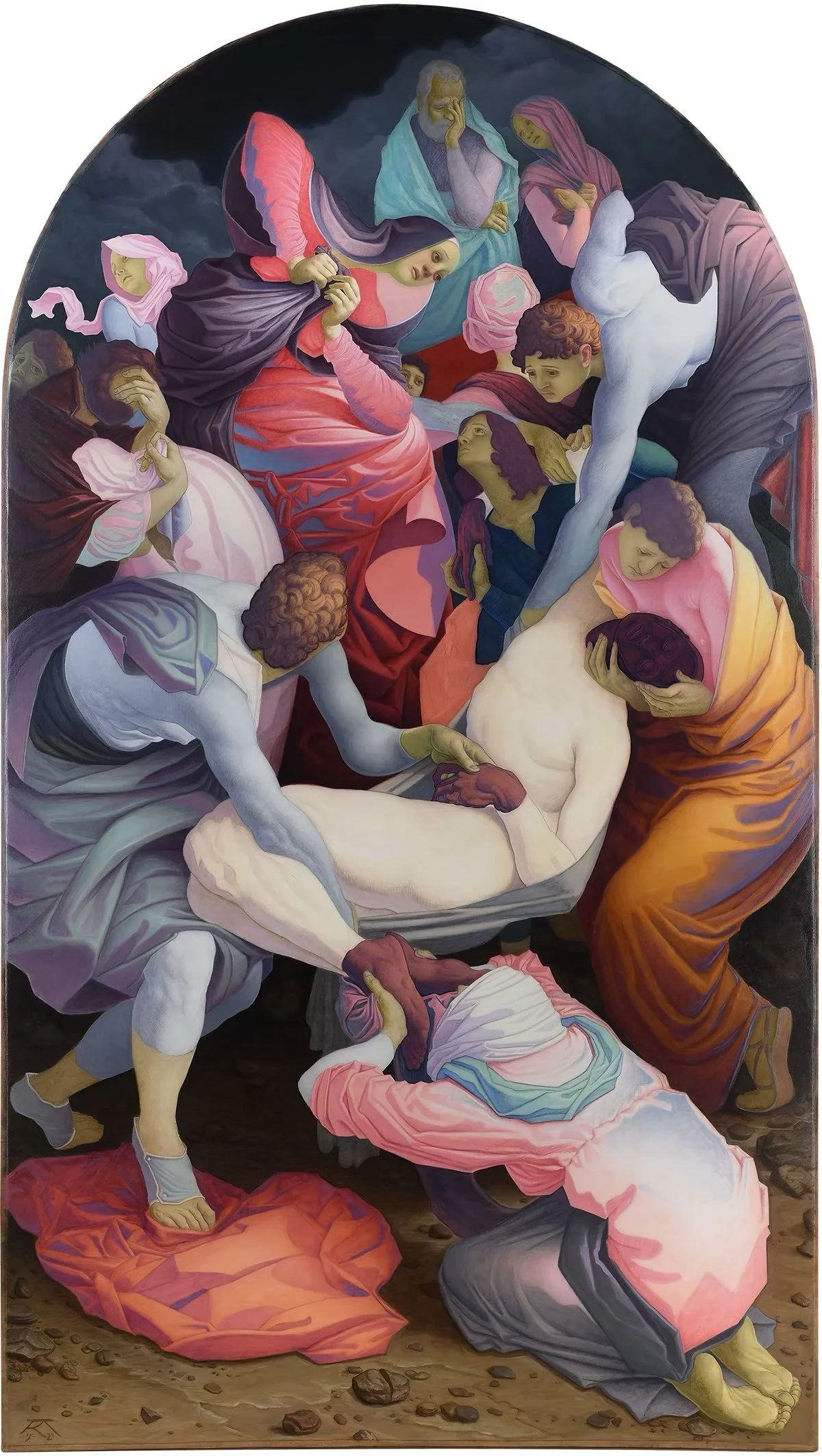 Kalin Thomas
Death of Memnon
2021, oil on panel
84 x 48"