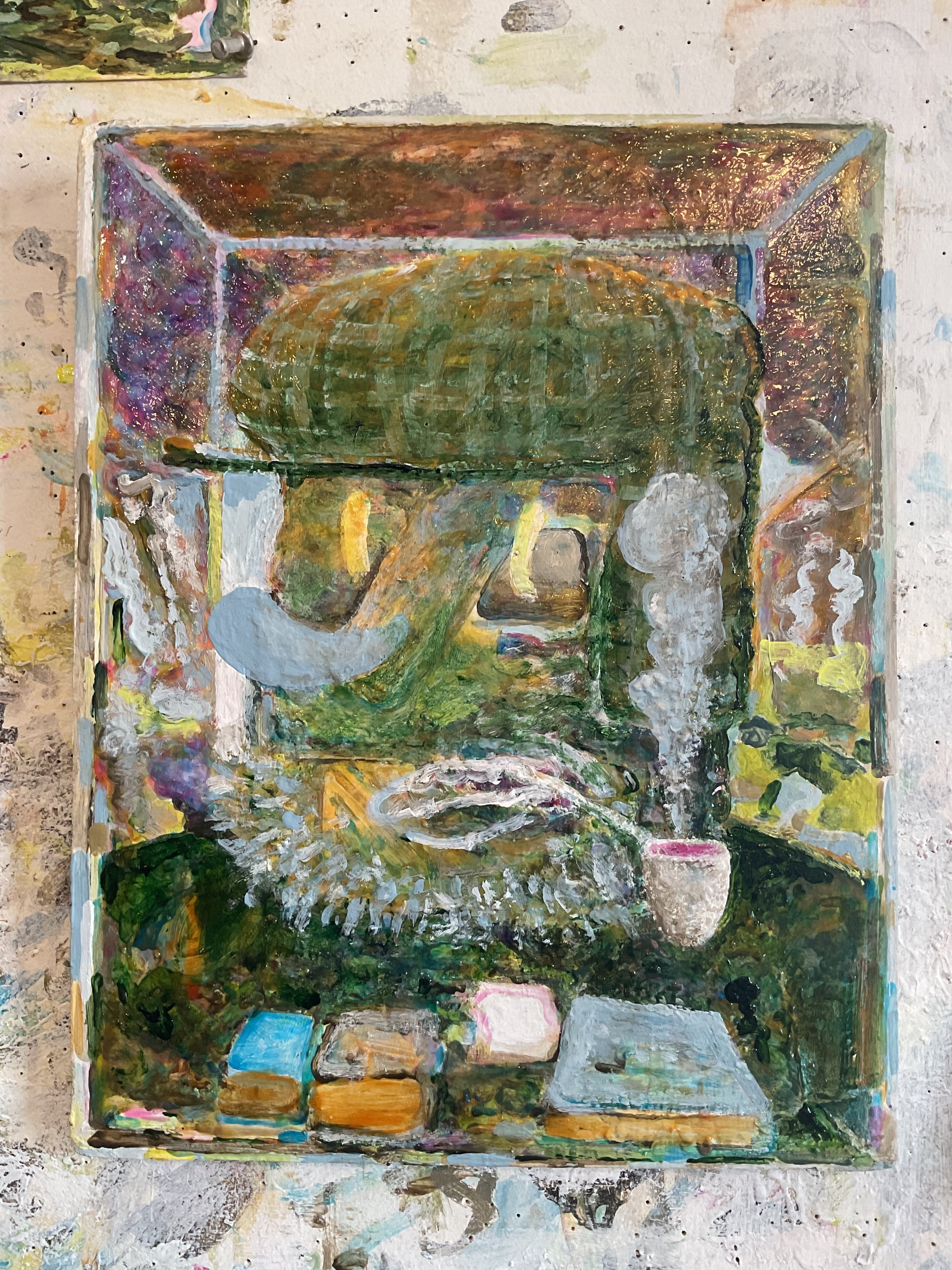 David Kearns
Hard Tellin’ Not Knowin’
Acrylic on MDF
2011-2025