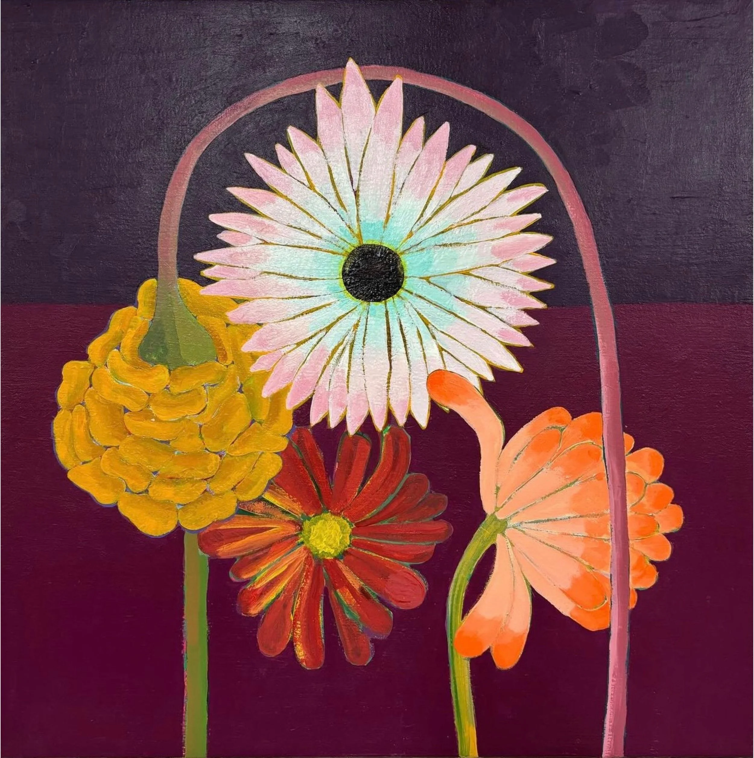 Pamela Fraser
Drama
2024, acrylic on canvas
20 x 20"