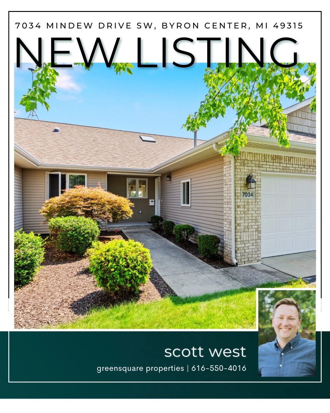 🌅 Waterfront views, inside and out
📍 Byron Center | $399,900

This spacious ranch-style condo offers open living, a walkout lower level, a newer roof, and unbeatable views of the water &mdash; visible from both floors. With 2 beds, 2.5 baths, and a