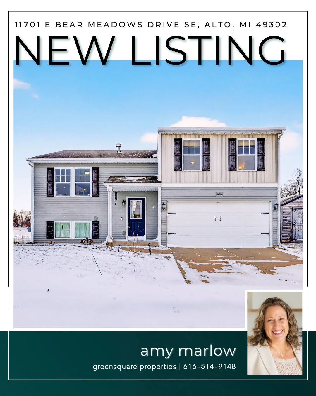 Space to gather, space to unwind. This 3-bedroom, 2-full-bath Alto Meadows home offers an open-concept main level, a private primary suite on its own level, and a finished lower level. The backyard backs to open farmland, creating a peaceful setting.