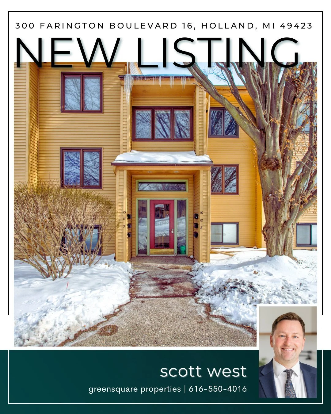 ✨ Just listed in Holland Heights! ✨

This third-floor condo is full of natural light, high ceilings, and an open layout that feels both cozy and inviting. Enjoy your morning coffee by the fireplace or on your private deck, and take advantage of the c