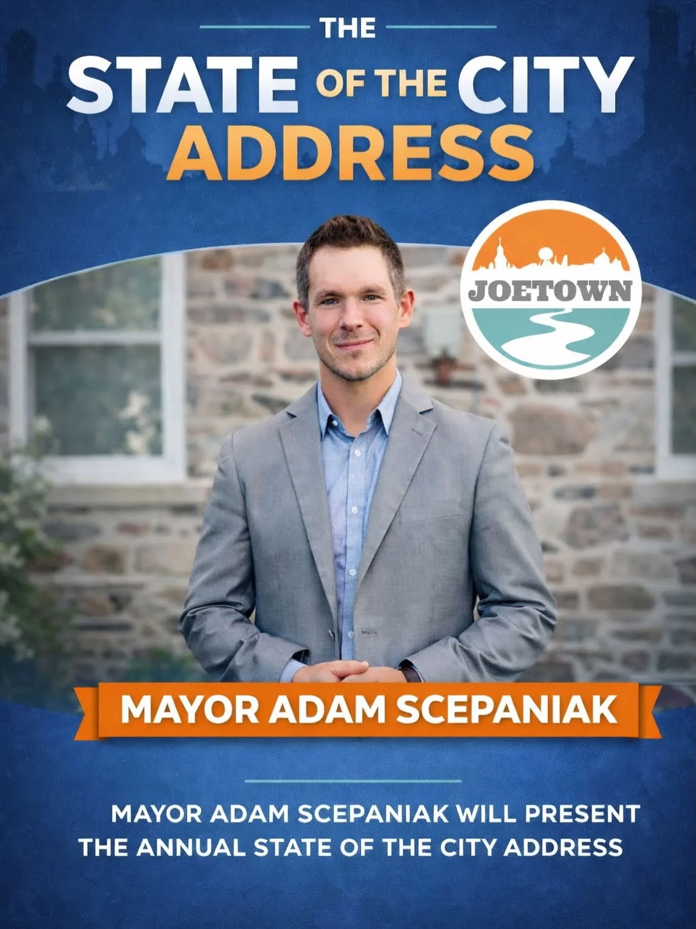 Join us at The House this Wednesday, April 1st, at 6pm, for an evening centered on community, connection, and the future of Joetown.

We&rsquo;re honored to host the City of St. Joseph&rsquo;s annual State of the City Address, where Mayor Adam Scepan