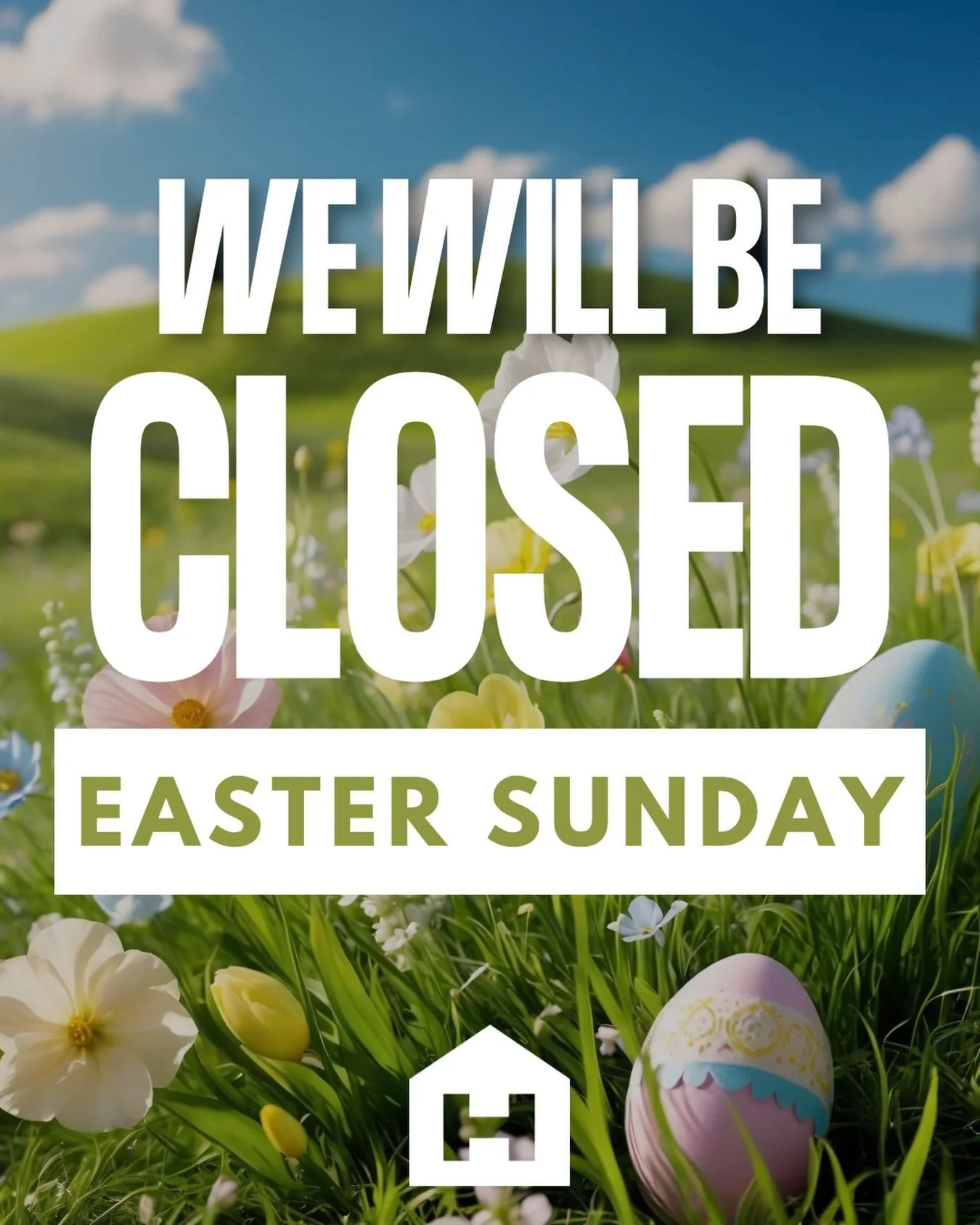 Closed Easter Sunday so our team can be with their peeps too. 💛 Enjoy your time with loved ones, Joetown!