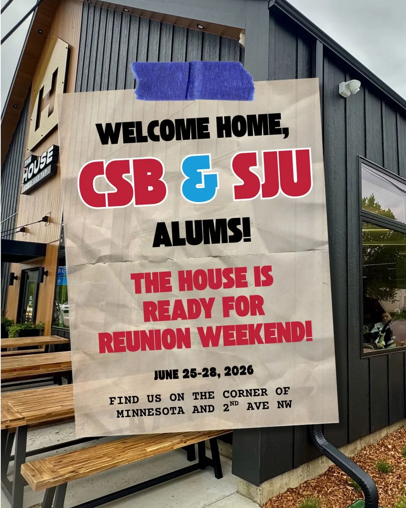 Welcome back, Bennies &amp; Johnnies. ❤️💙

There&rsquo;s something special about coming back to St. Joe.

We&rsquo;re proud to have built The House as a place where classmates reconnect, families gather, and new memories are made over great food, co