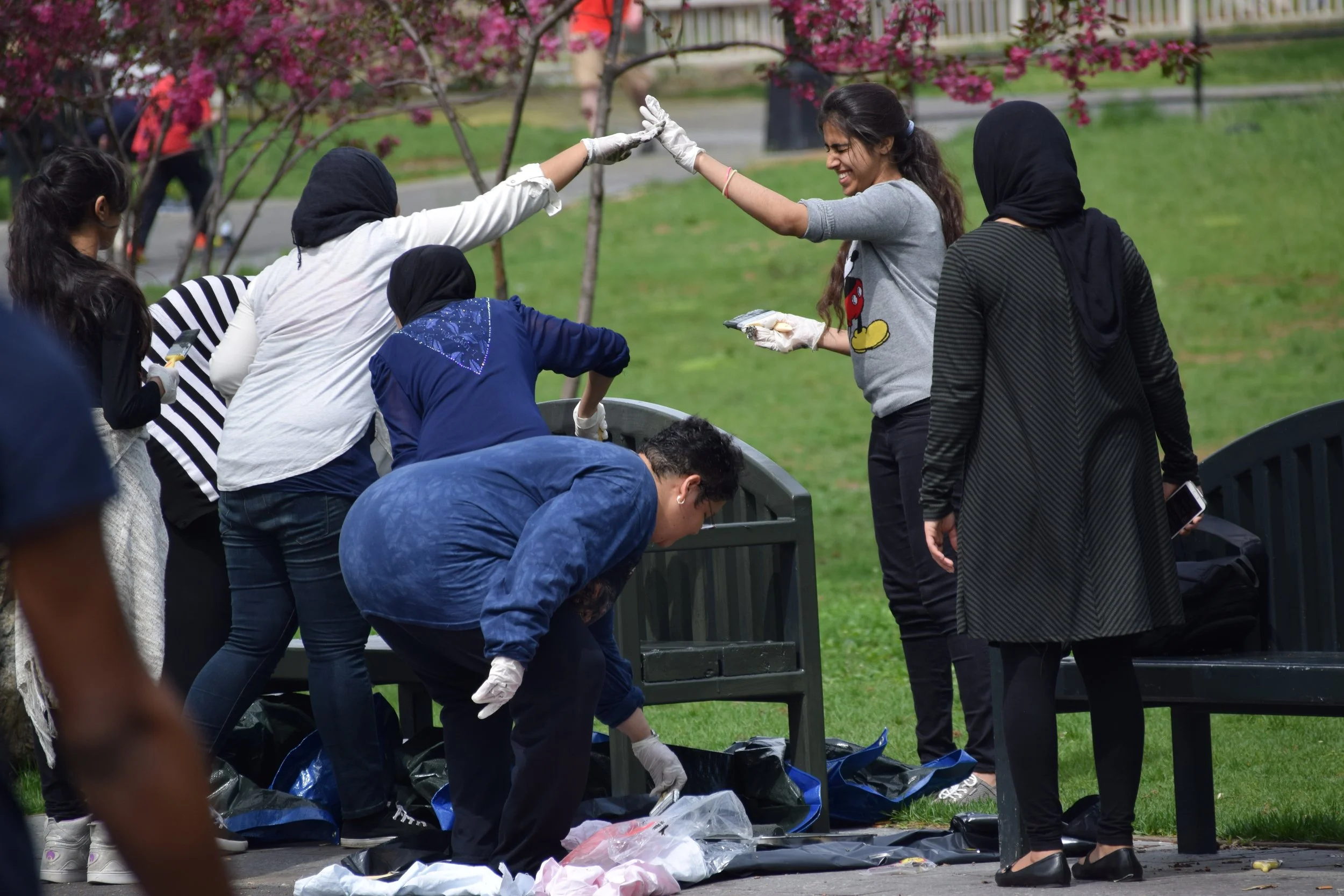 Spring Cleaning in Rufus King Park