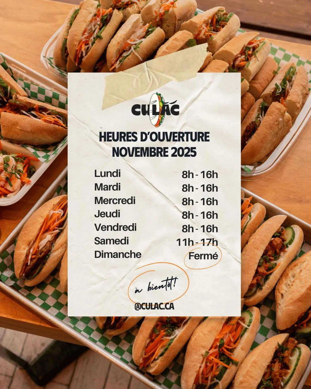 ☀️ En novembre, on vous accueille d&egrave;s le matin ! ☕
Ce mois-ci, nos horaires changent un peu : nous servons d&eacute;sormais un petit-d&eacute;jeuner maison, pr&eacute;par&eacute; avec amour pour bien commencer la journ&eacute;e 💚 
Notre menu 