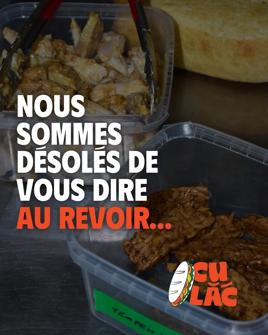 Le moment est enfin venu...

De dire au revoir au b&aacute;nh m&igrave; sichuanais du chef @christophekly 😭🌶️ et &agrave; notre b&aacute;nh m&igrave; B&ograve; L&aacute; Lốt. Nous te remercions, Chris, pour ta cr&eacute;ativit&eacute;, et ces saveu