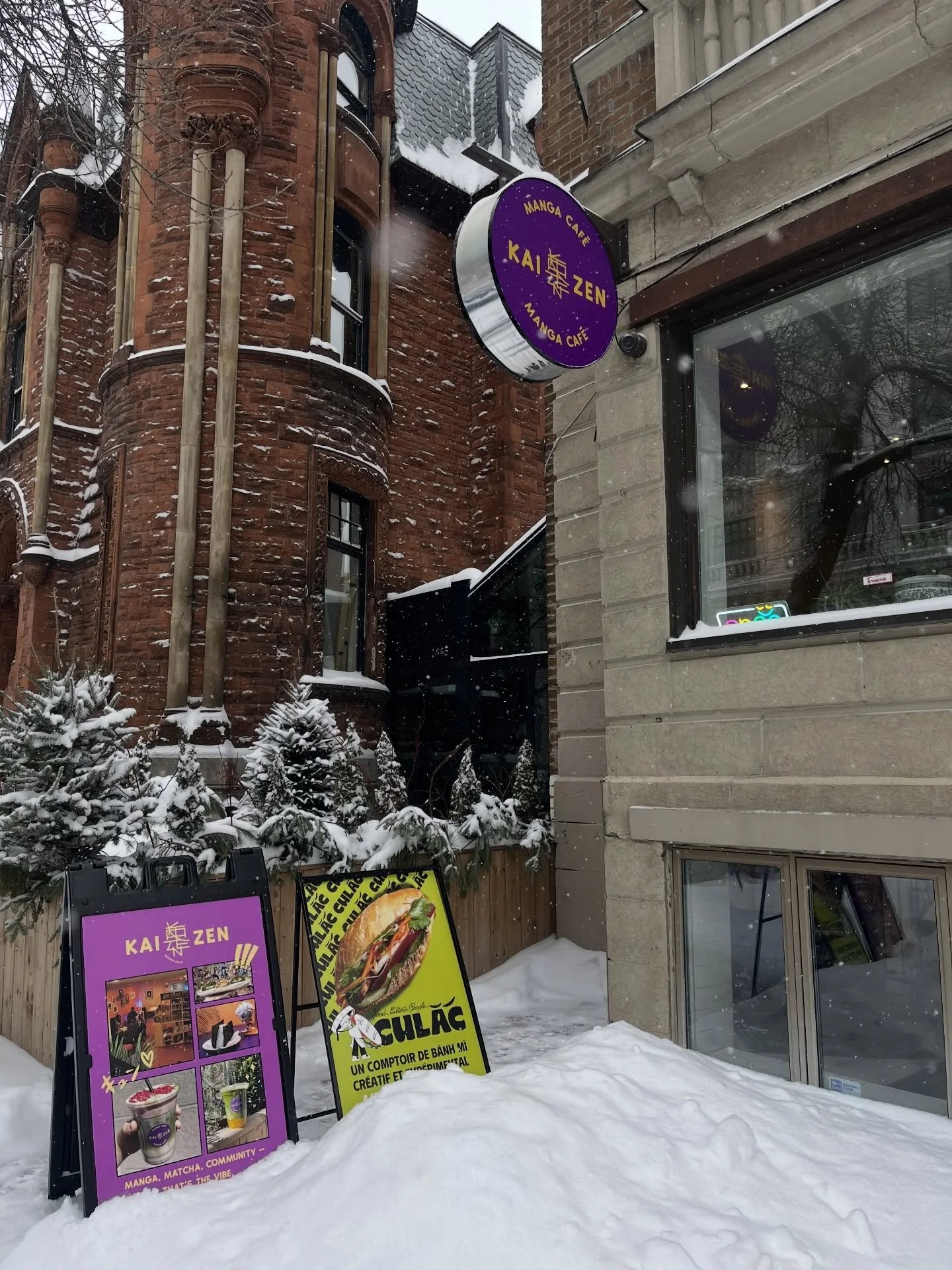 O&ugrave; nous trouver? On partage l&rsquo;espace avec @kaizen.mangacafe ! Suivez le logo mauve embl&eacute;matique de Kaizen sur la rue Bishop et vous allez nous trouver &agrave; l&rsquo;int&eacute;rieur :) 
.
How to find us? We share space with @ka