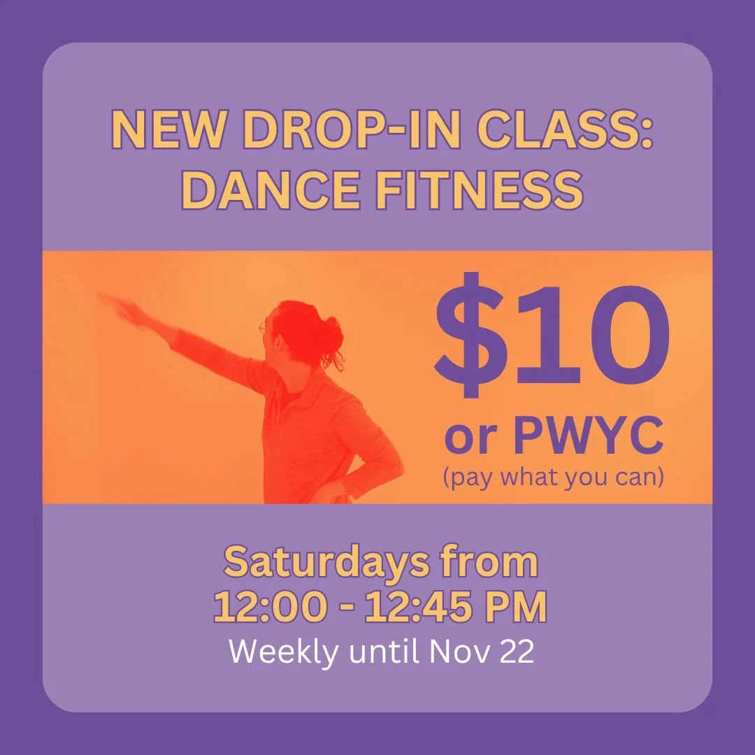 Calling all Weekend Warriors: New Adult Drop-in Class Alert!
Space is limited so email connect@cornerbrookdancehub.com to get your name on the list! 

Join Jo&euml;l on Saturdays from 12:00 - 12:45 while we smile through the sweat. This class combine