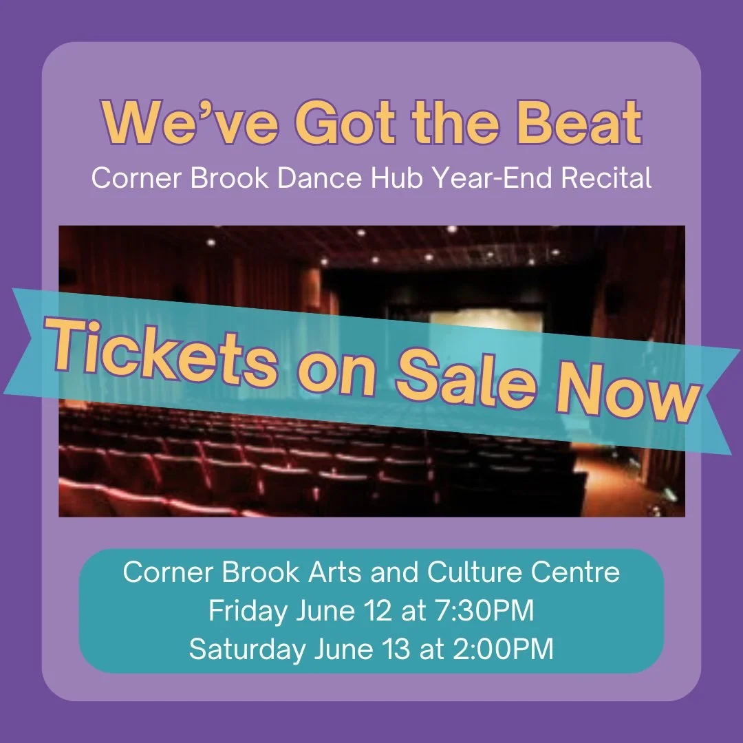 It's official! Tickets for "We've Got the Beat" are on sale now at the Arts &amp; Culture Centre Box Office.

Tickets are $25 each and available at artsandculturecentre.com/cornerbrook/Online/default.asp or by calling the Corner Brook Arts 