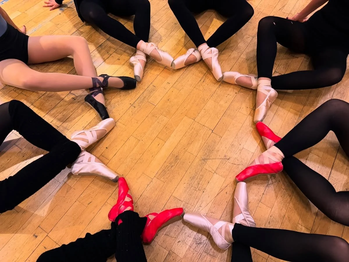 Ballerina-Spitzenschuh-Weihnachtsstern 🩰⭐️ Wir hoffen ihr hattet alle einen sch&ouml;nen ersten Advent! 🕯️❤️ #ballett #spitzenschuhe #ballerina #dance #fun #passion #weihnachtsstern #ballettschule #ballettschuleudowandtke #friends #tanzenmachtgl&uu