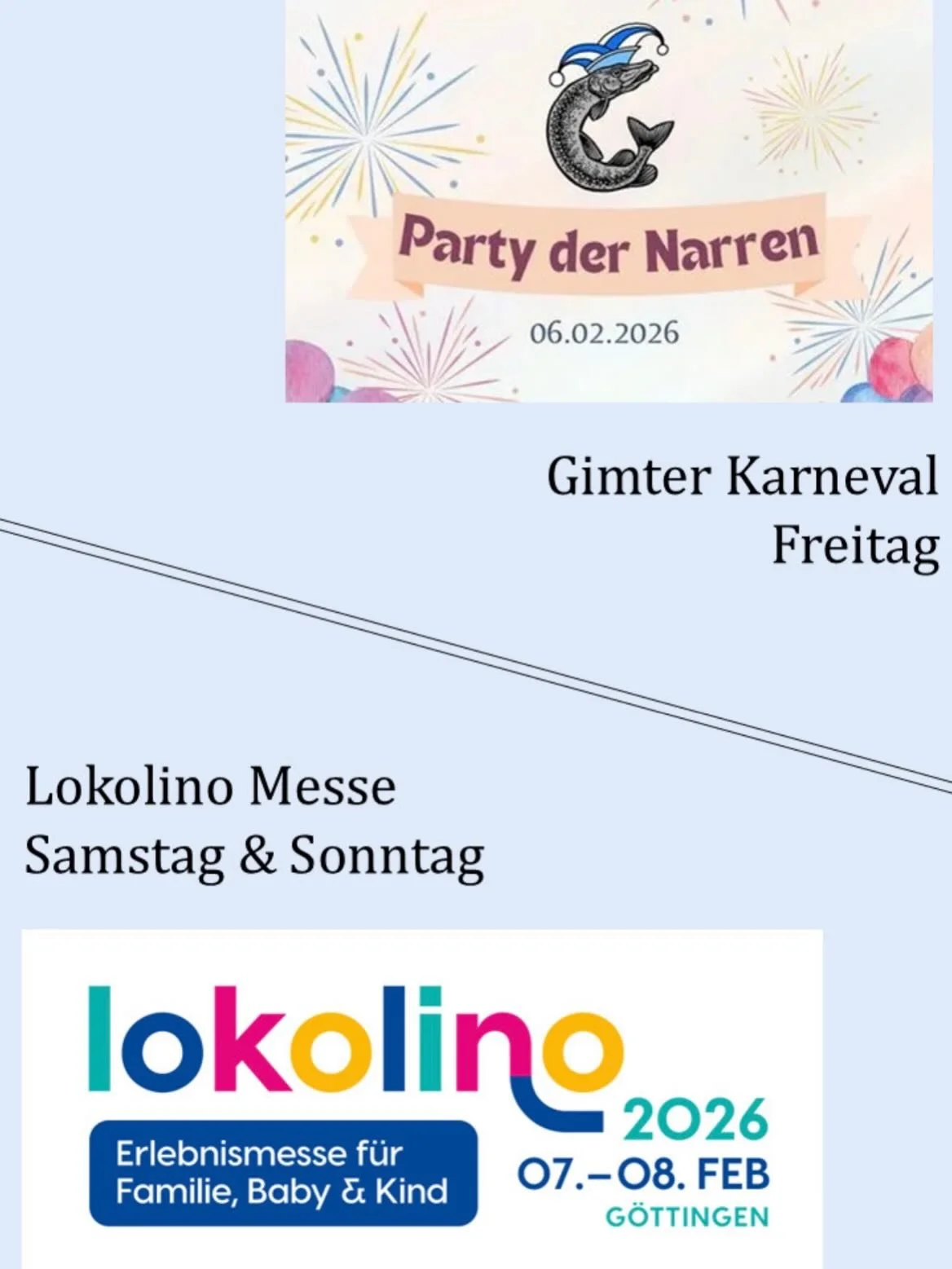 Am n&auml;chsten Wochenende (6. - 8. Februar) wird es spannend! Die gro&szlig;en M&auml;dels und unsere Teens haben gleich drei Auftritte 😍👯&zwj;♀️🪩 wir freuen uns darauf, den einen oder anderen von euch im Publikum zu entdecken 😌🩵 @karneval_gim