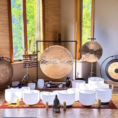 New Moon Yoga           and Sound Bath