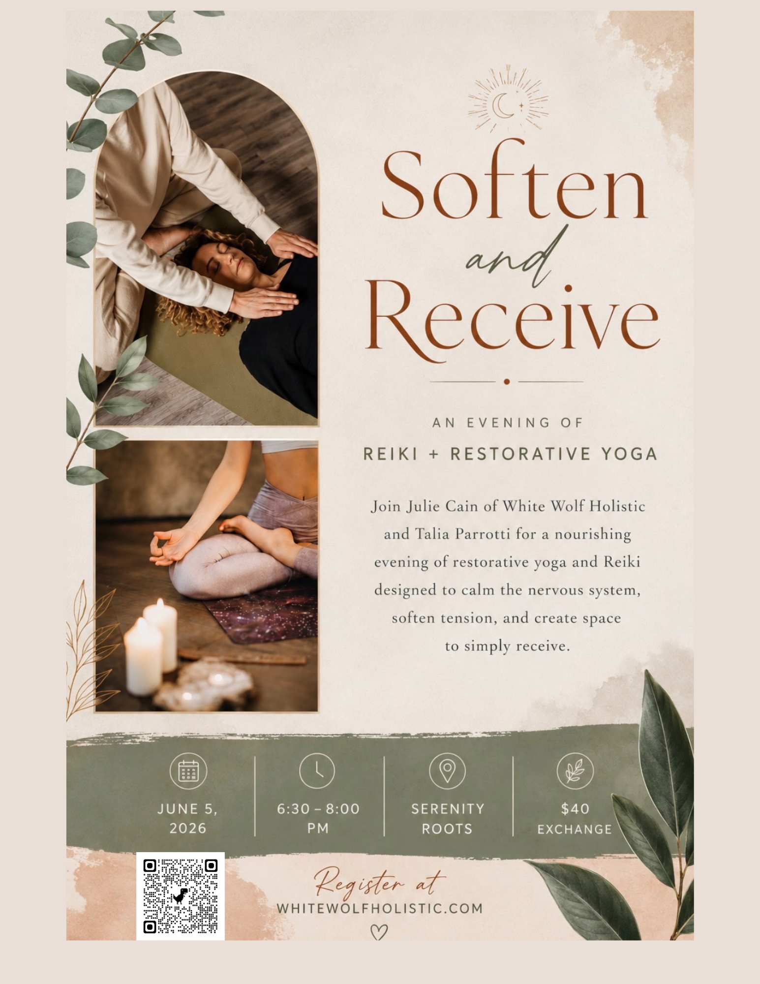 Restorative Yoga & Reiki Evening