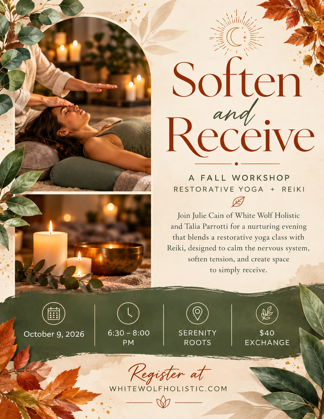 Restorative Yoga & Reiki Evening