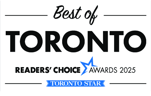 Logo for Best of 2025 Readers Choice Awards Toronto.