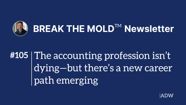 The accounting profession isn't dying.