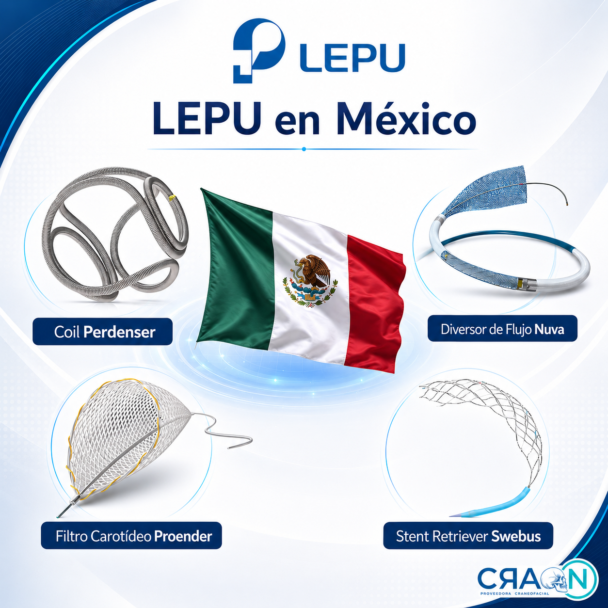 LEPU llega a México: tecnología neurovascular de clase mundial ahora disponible