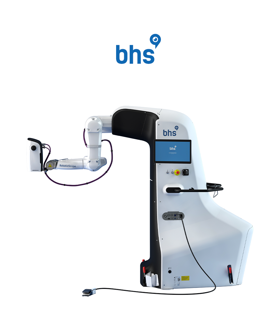 Sistema RoboticScope en un entorno quirúrgico profesional