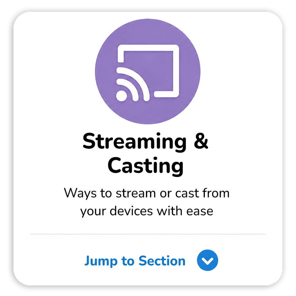 Streaming & Casting