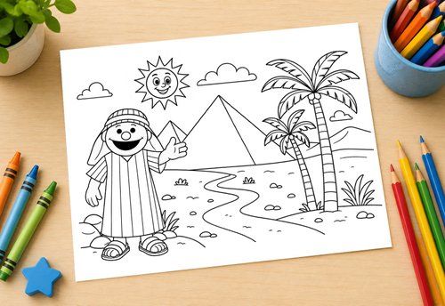 Joseph Coloring Page