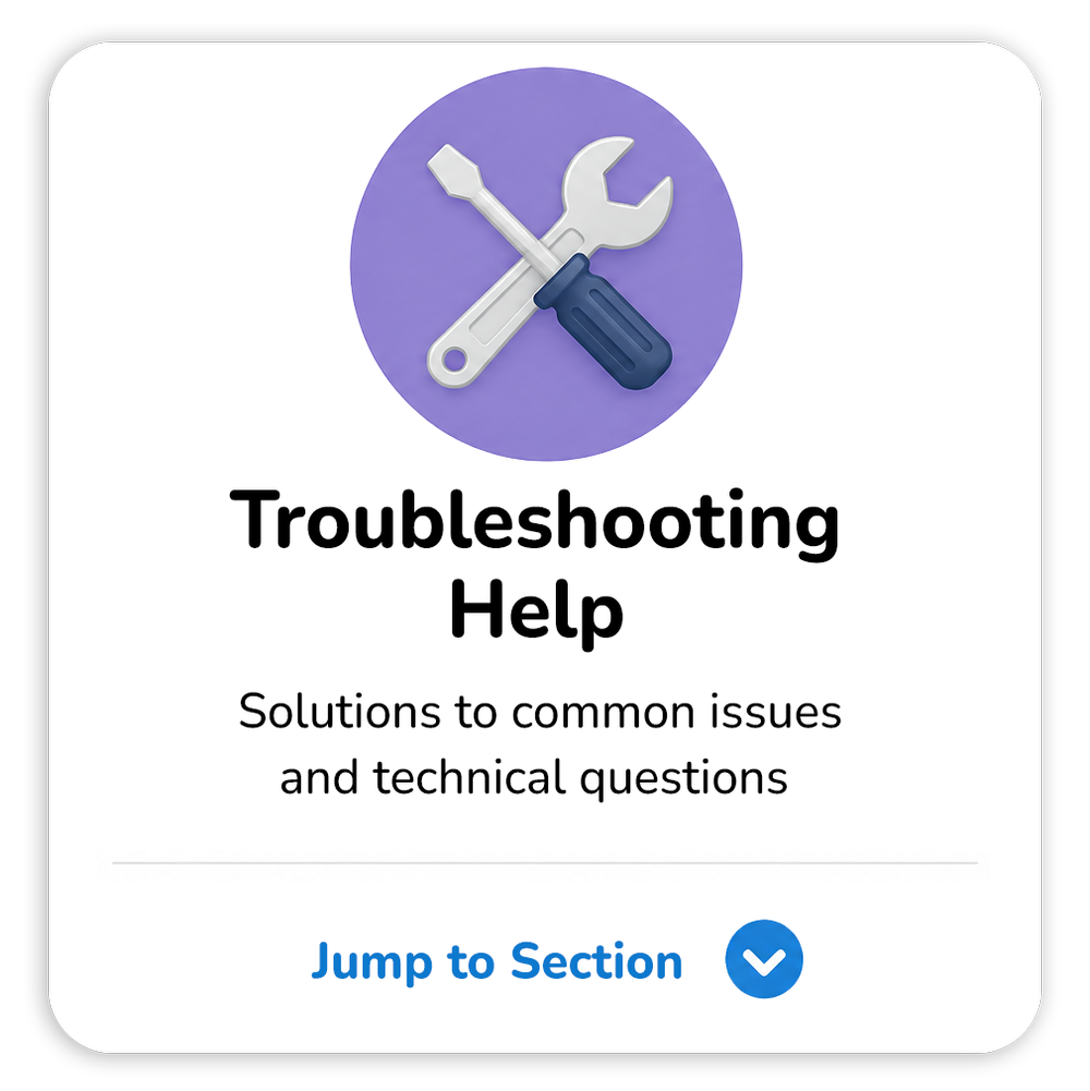 Troubleshooting Help