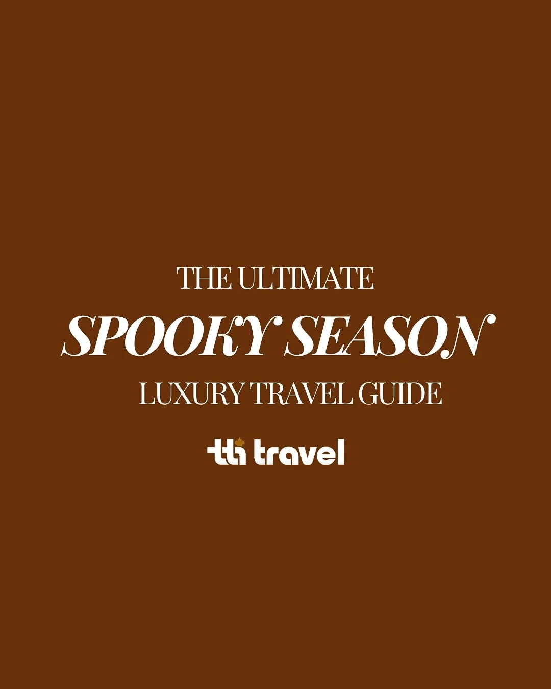 This Spooky Season, TTI Travel is trading cheap costumes for true luxury 🎃🕯️🕸️🦇🍂

We&rsquo;ve compiled 5 exclusive escapes where history and the supernatural intertwine&mdash;think solving a murder on a legendary train, toasting spirits in a Can