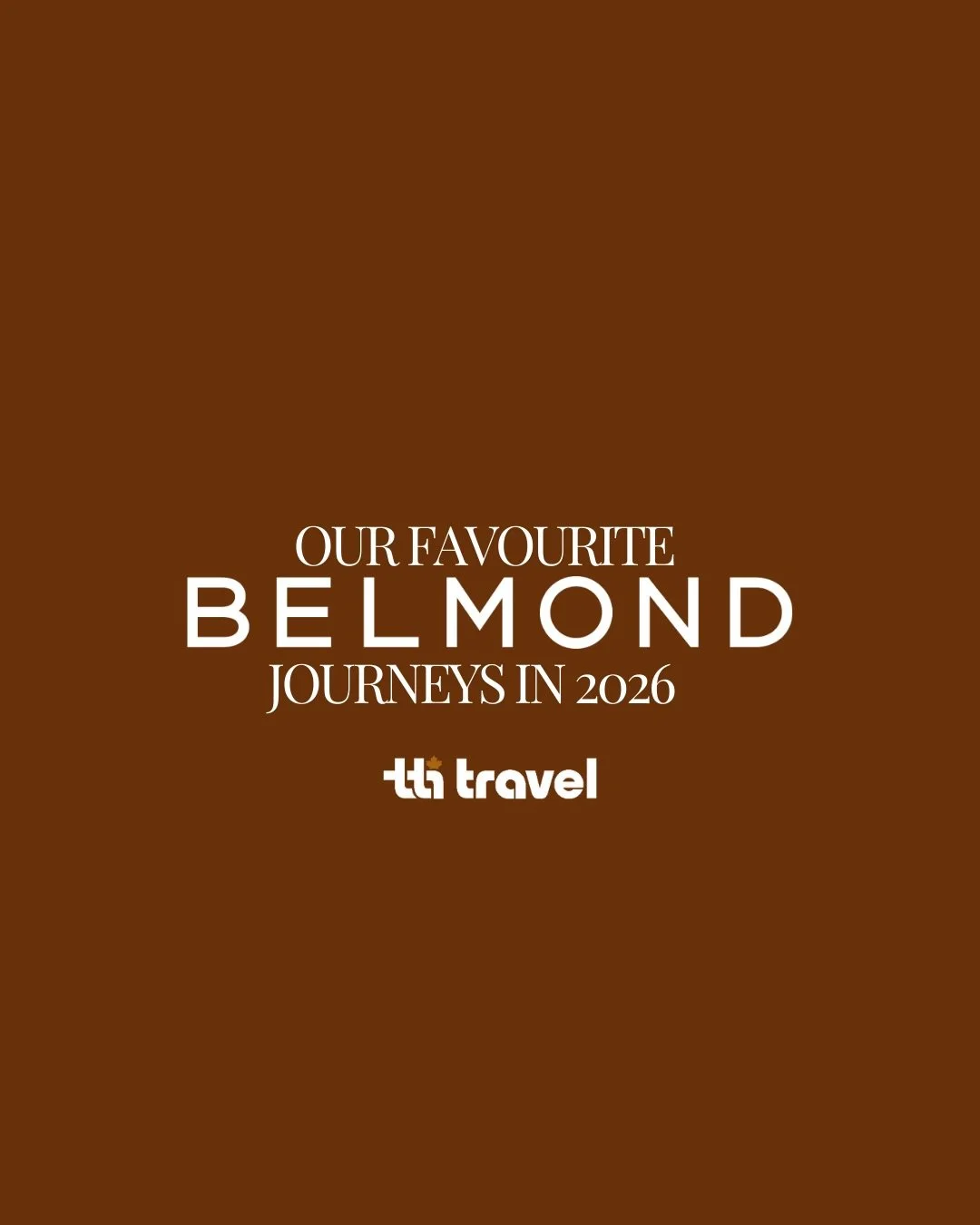 2026 is officially the year of luxury rail travel 🚂✨

Belmond is taking us to new heights and timeless destinations&mdash;from the glittering seas of the Almalfi Coast to the ancient wonders of Machu Picchu.

Let TTI Travel curate your rail journey!