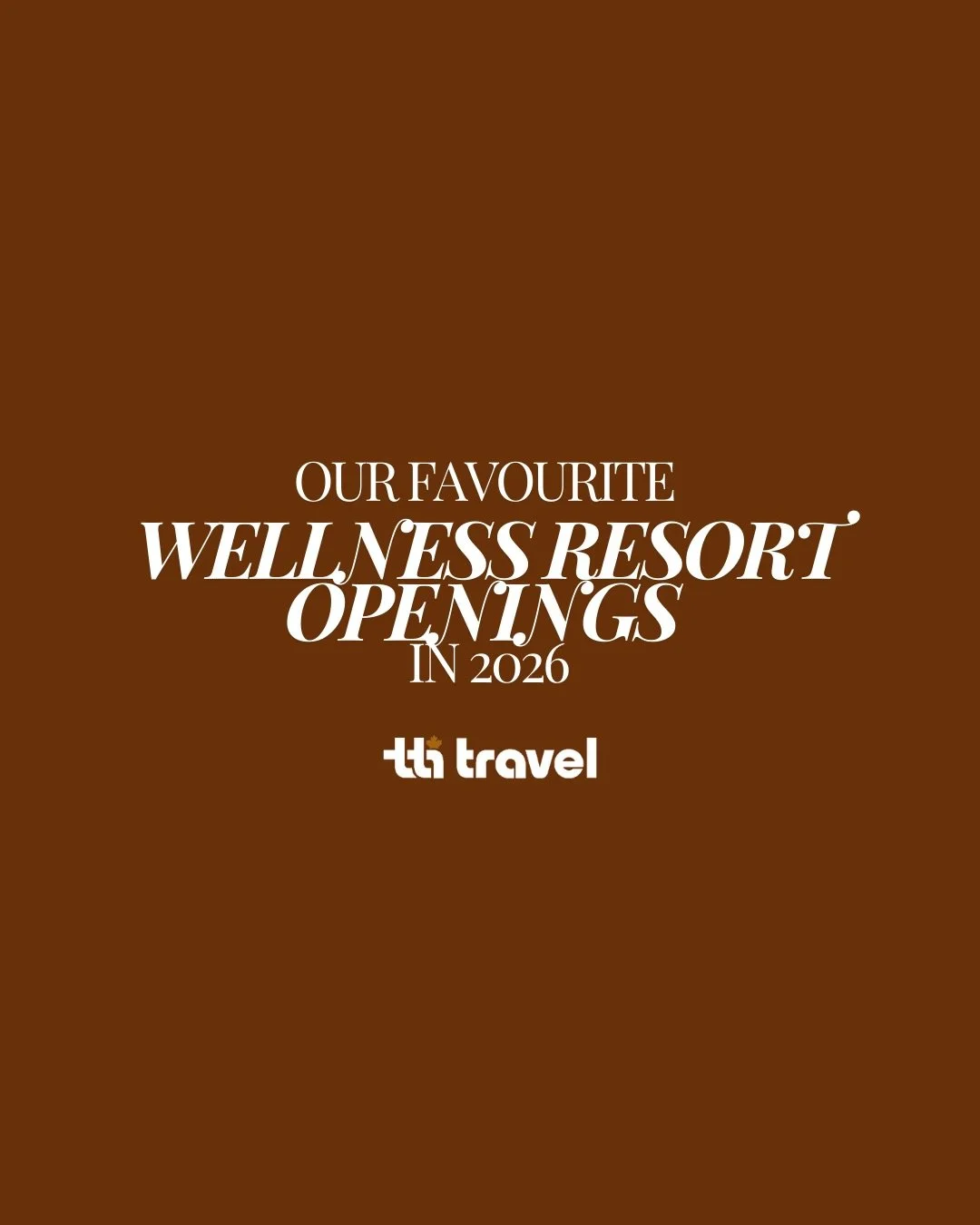 The 2026 Moodboard: Deep stillness, clinical precision, and architectural restoration 🧘🏽&zwj;♀️

Next year&rsquo;s most anticipated openings are moving away from excess and toward intentionality. Think subterranean hydrotherapy, desert sound baths,