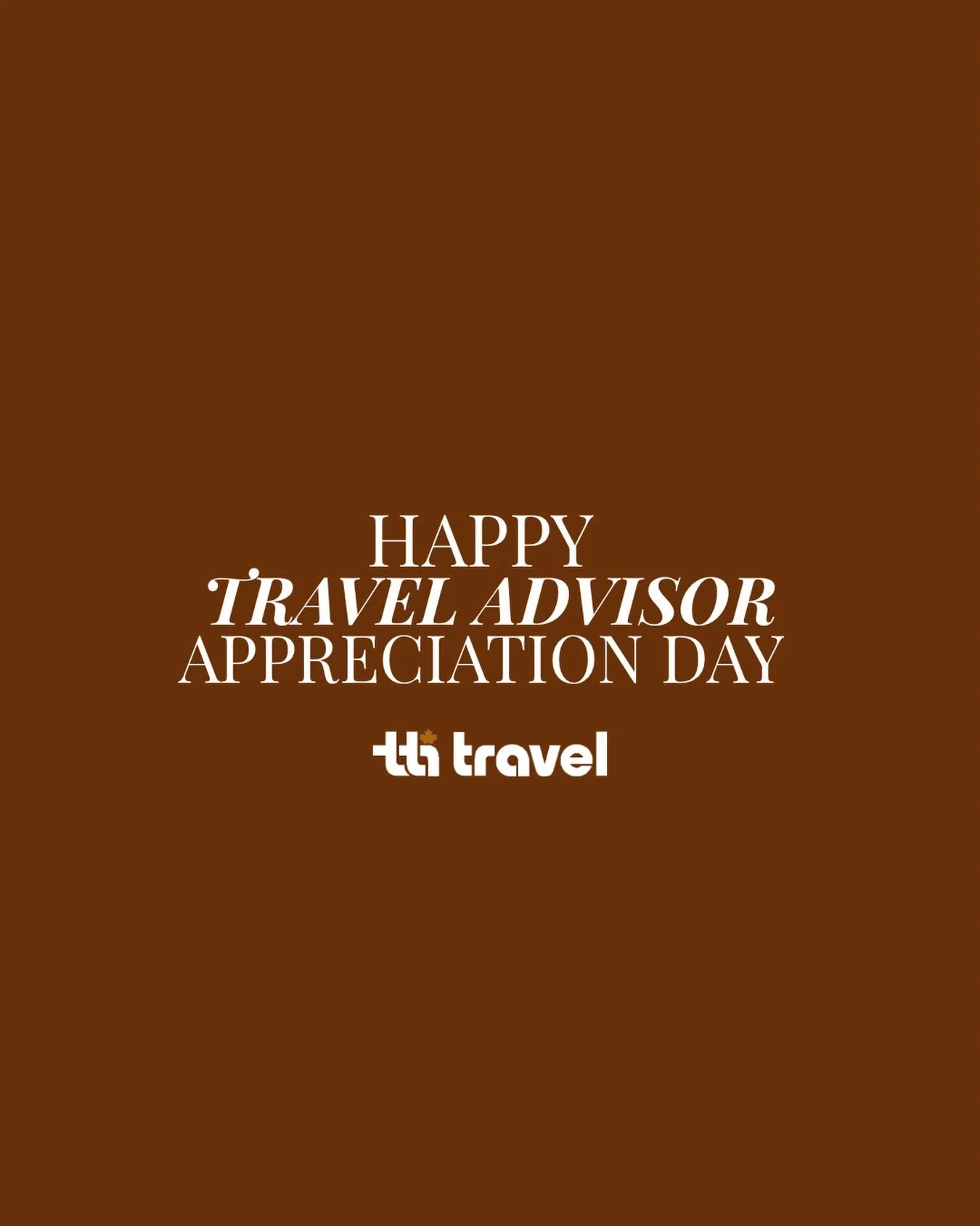 To the Architects of the Extraordinary: Happy Travel Advisor Appreciation Day! 🥰✈️🌍

Behind every seamless itinerary and &ldquo;hidden gem&rdquo; discovery is a dedicated TTI Travel Advisor. Today, we celebrate the experts who turn travel dreams in