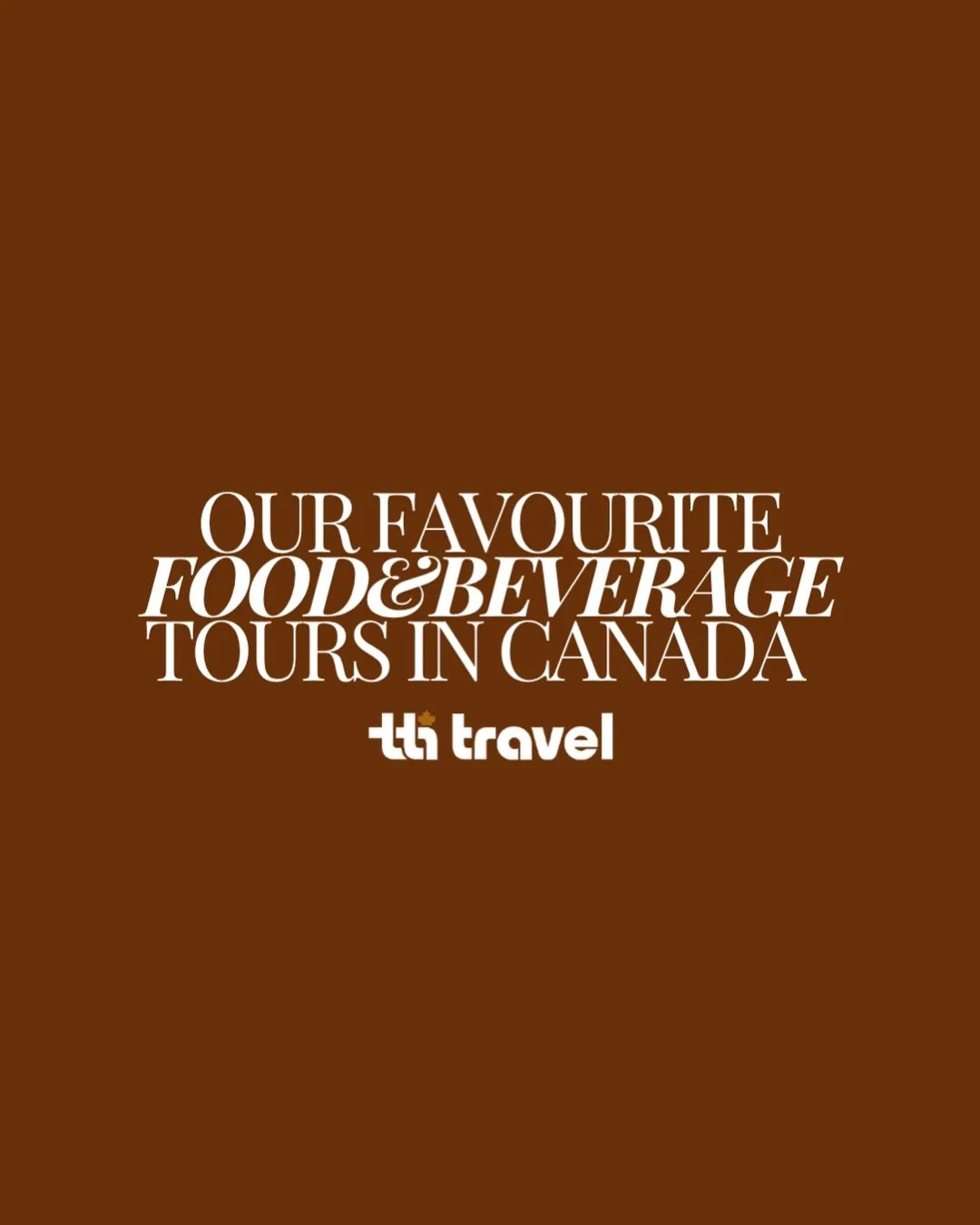 The best way to truly connect with a place is to taste it- starting close to home 🍽️

From neighbourhood bites and craft cocktails to market-to-table tours, we&rsquo;re sharing our favourite food &amp; beverage experiences to help you savour the sto