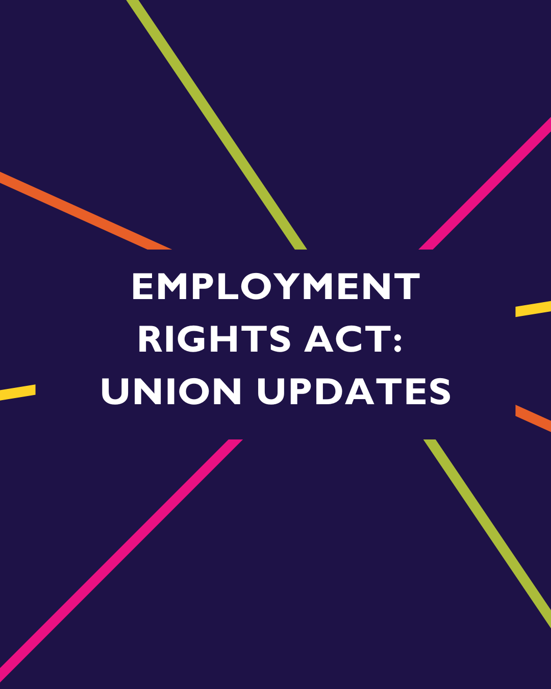 Employment Rights Act: Trade Union Updates