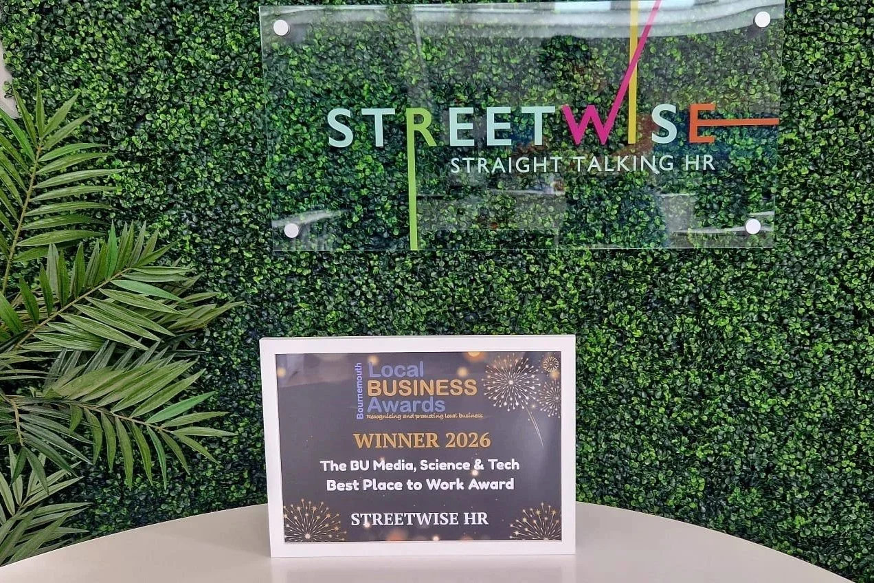 Bournemouth Local Business Awards: Winner 2026, The BU Media, Science & Tech Best Place to Work Award, Streetwise HR