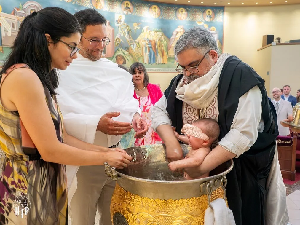 A new life in Christ, a new beginning in faith. ☦️✨

Sweet little K. was welcomed into the Church through the beautiful traditions of Greek Orthodox baptism. The many numerous prayers, anointing with holy oil, and timeless faith passed down through g