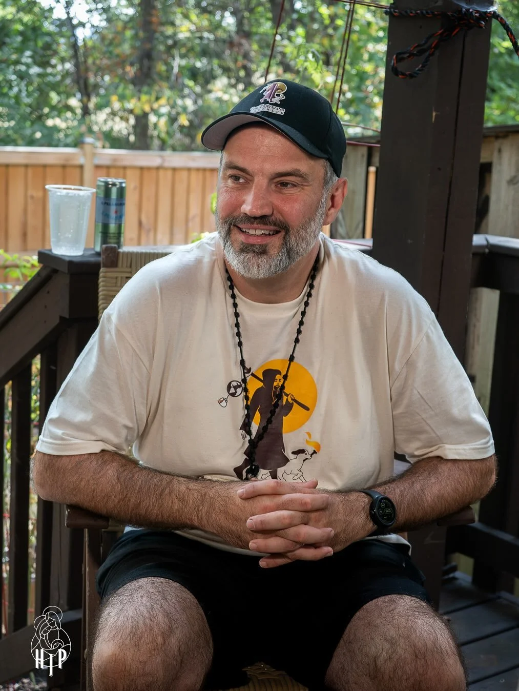 Brandon Berryhill, a.k.a. The Traveling Shepherd, is a local Catholic coffee roaster and brewer based right here in Northern Virginia.

The Traveling Shepherd was born out of a love for the coffee shop experience and a personal journey inspired by Pa