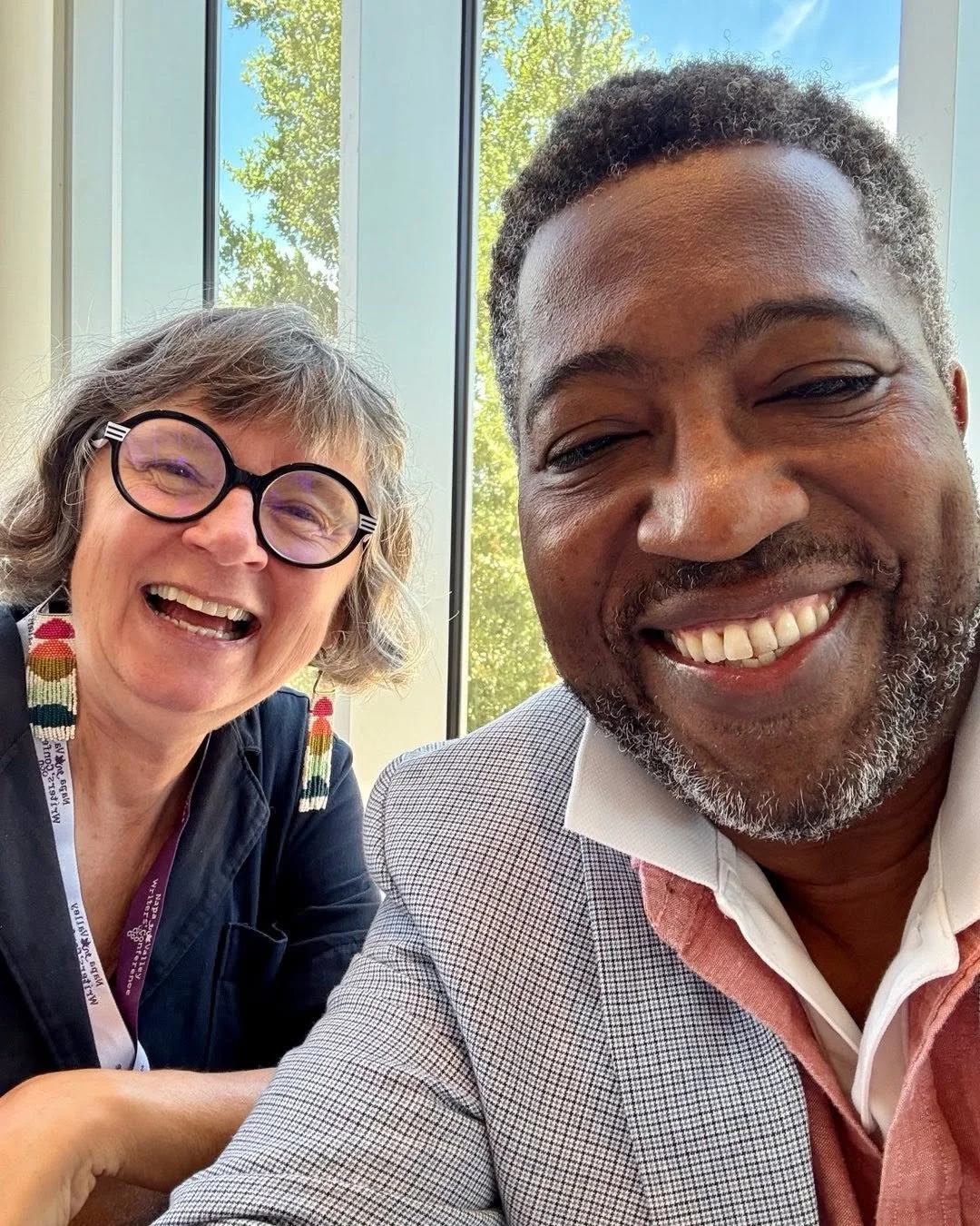 My poetry workshop leader, Major Jackson. Dreamy!
