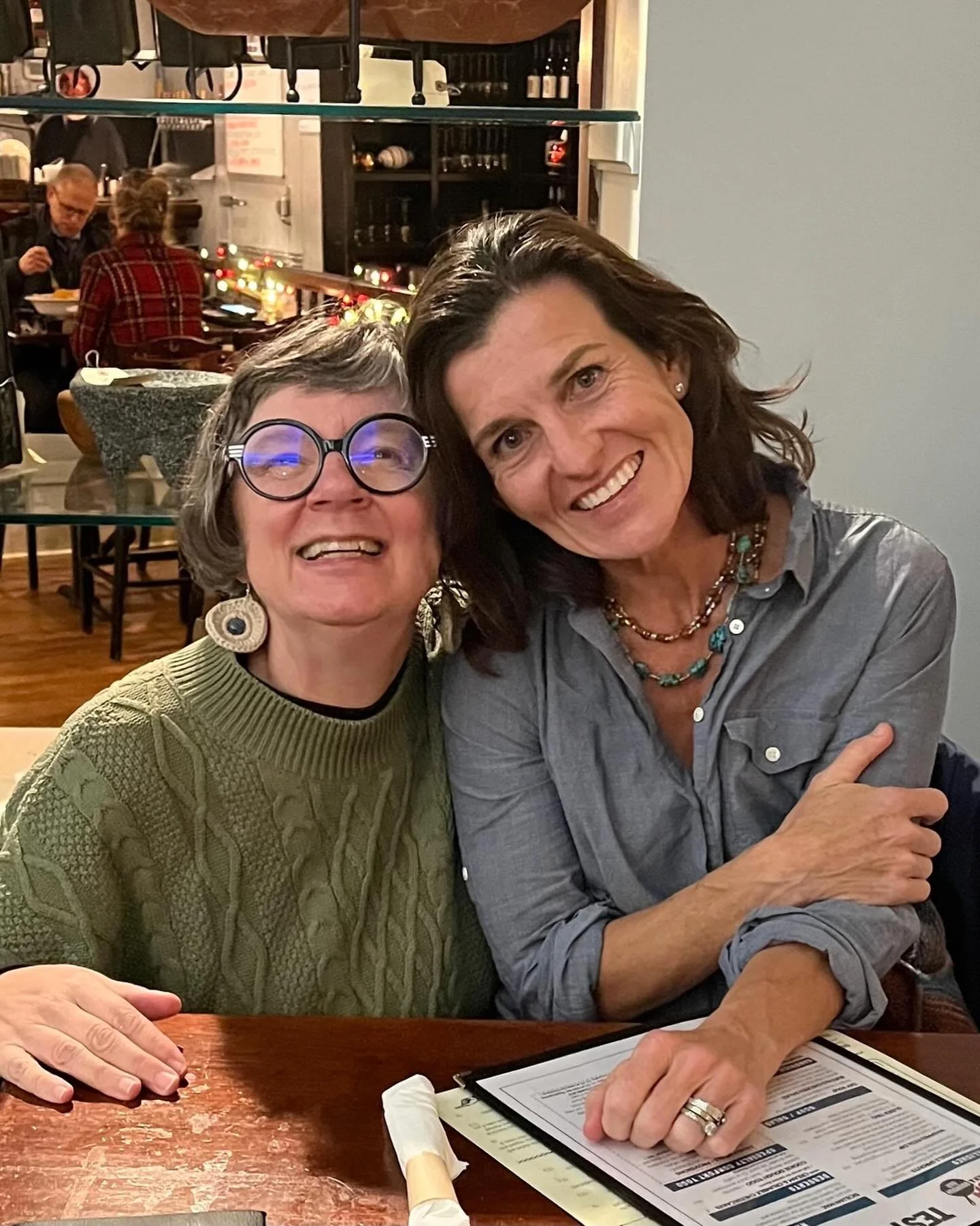 Retreating in Durham NC with thought leader and longtime kindred spirit Joanna B! Joy of the season