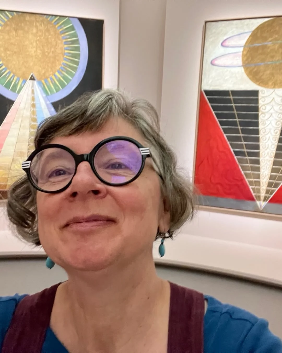 Communing with Hilma af Klint. I&rsquo;m vibrating.