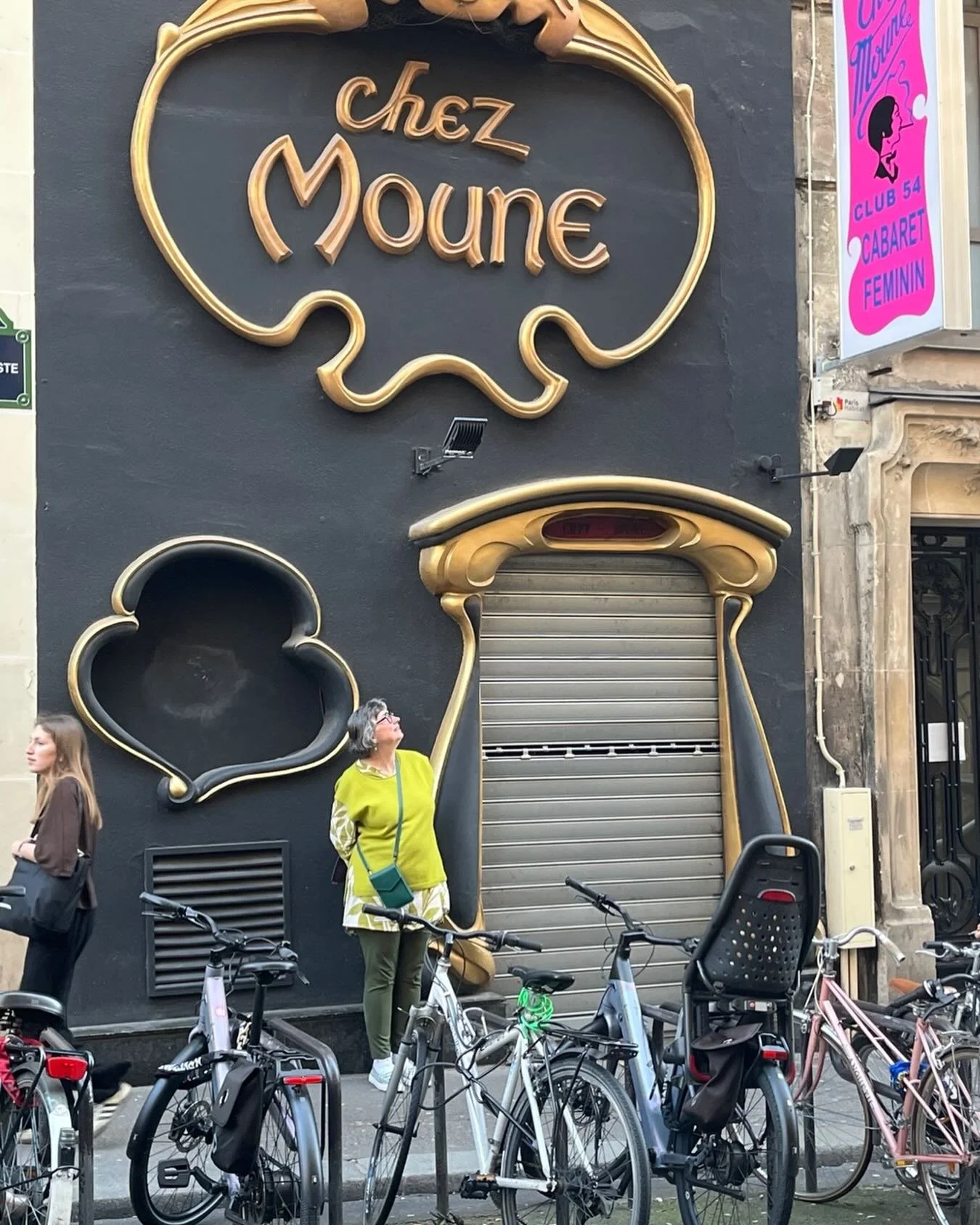 Oldest lesbian bar in Paris! Thanks Tamara Chaplin for a fantastic tour by the historian who knows all the spots!