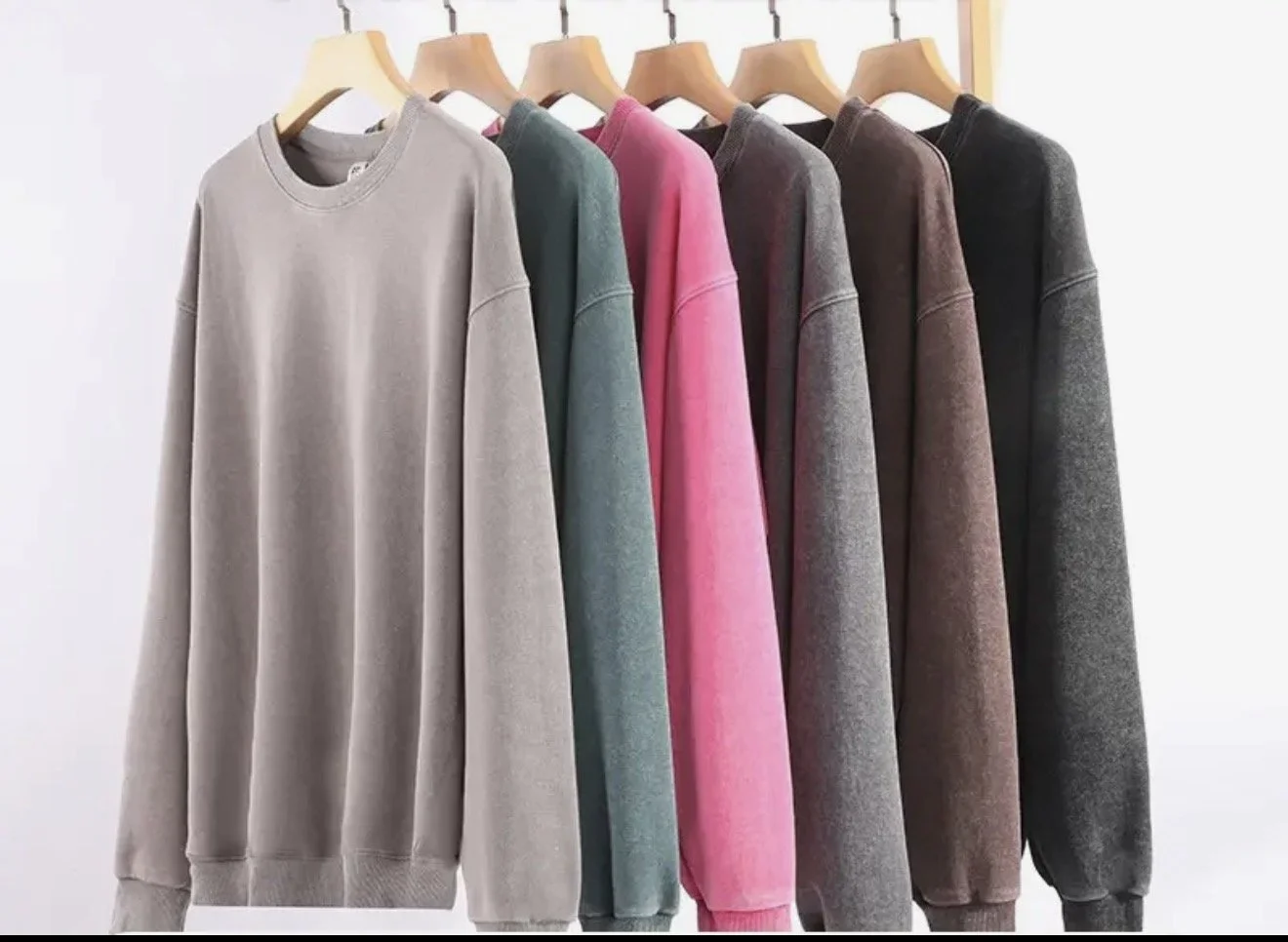 Custom printed crewneck sweatshirts in assorted colors for State College teams, clubs, and businesses