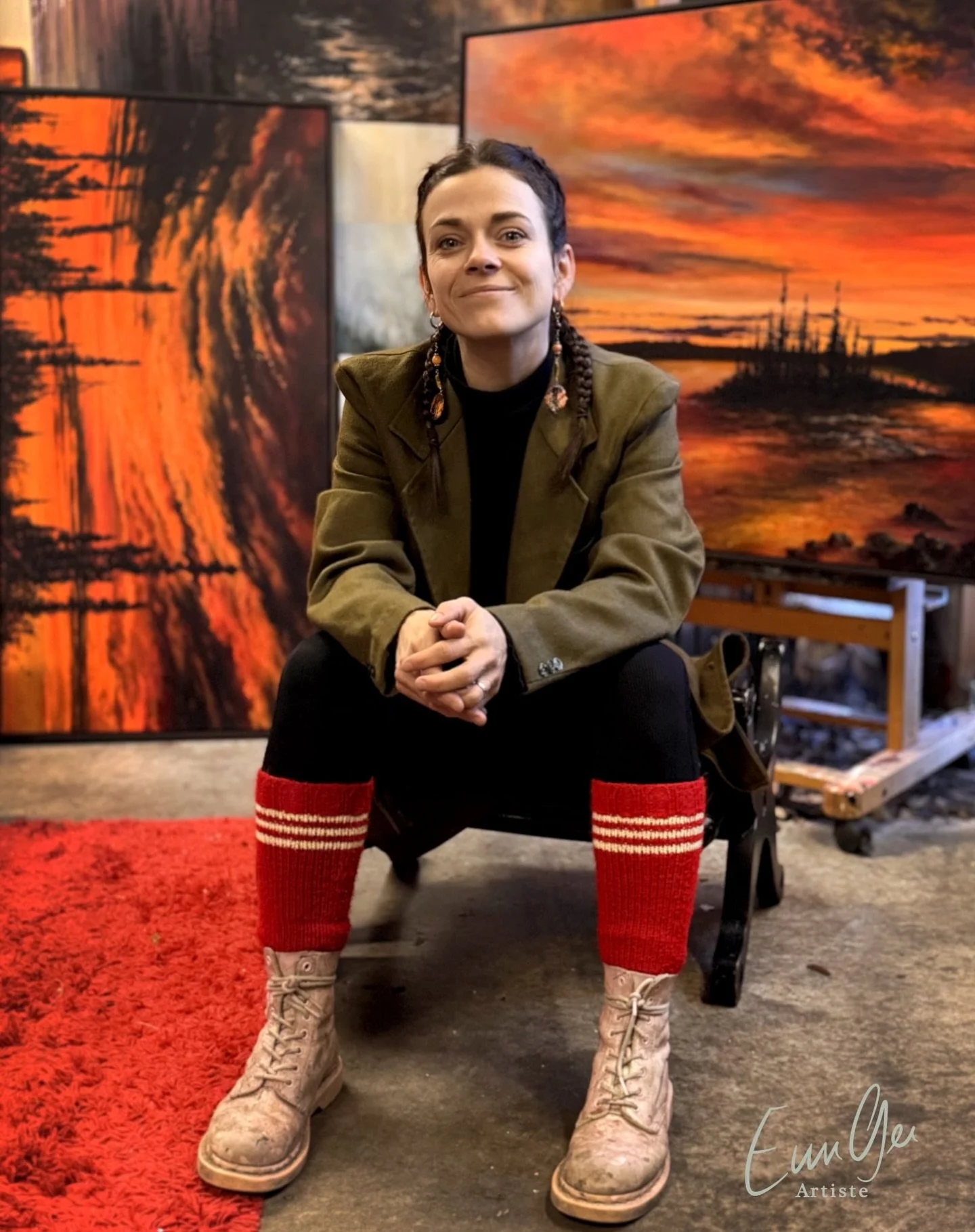 &laquo;&nbsp;Dans le soleil, je me baignerai, Car il fait si froid dehors, au mois de janvier.&nbsp;&raquo; J. Leloup - Cr&eacute;dit photo: @hebertsophie