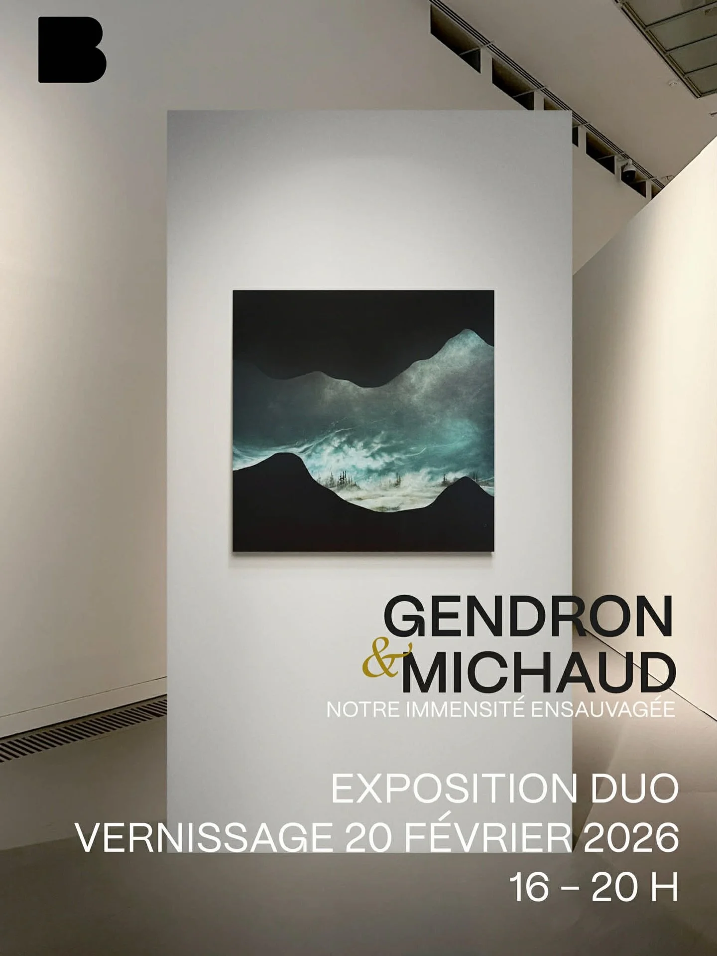 Un dialogue artistique entre mati&egrave;re et territoire, o&ugrave; Christian Michaud et moi nous unissons pour vous offrir une vision po&eacute;tique et sauvage du paysage nordique.
VERNISSAGE 20 F&Eacute;VRIER | 16-20h
