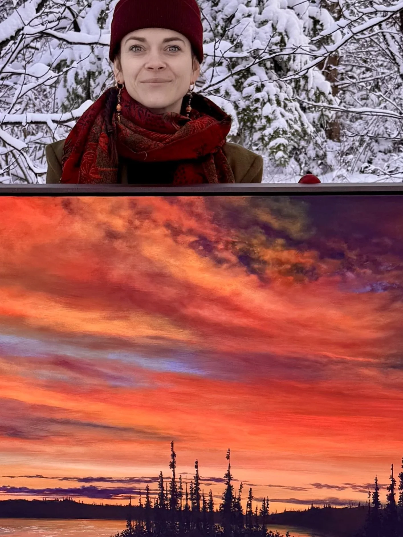 Les grands espaces m&rsquo;appellent, me r&eacute;v&egrave;lent et m&rsquo;&eacute;l&egrave;vent. &laquo;&nbsp;L&agrave; o&ugrave; le temps s&rsquo;arr&ecirc;te&nbsp;&raquo; a &eacute;t&eacute; cr&eacute;&eacute;e avec le d&eacute;sir de transmettre 