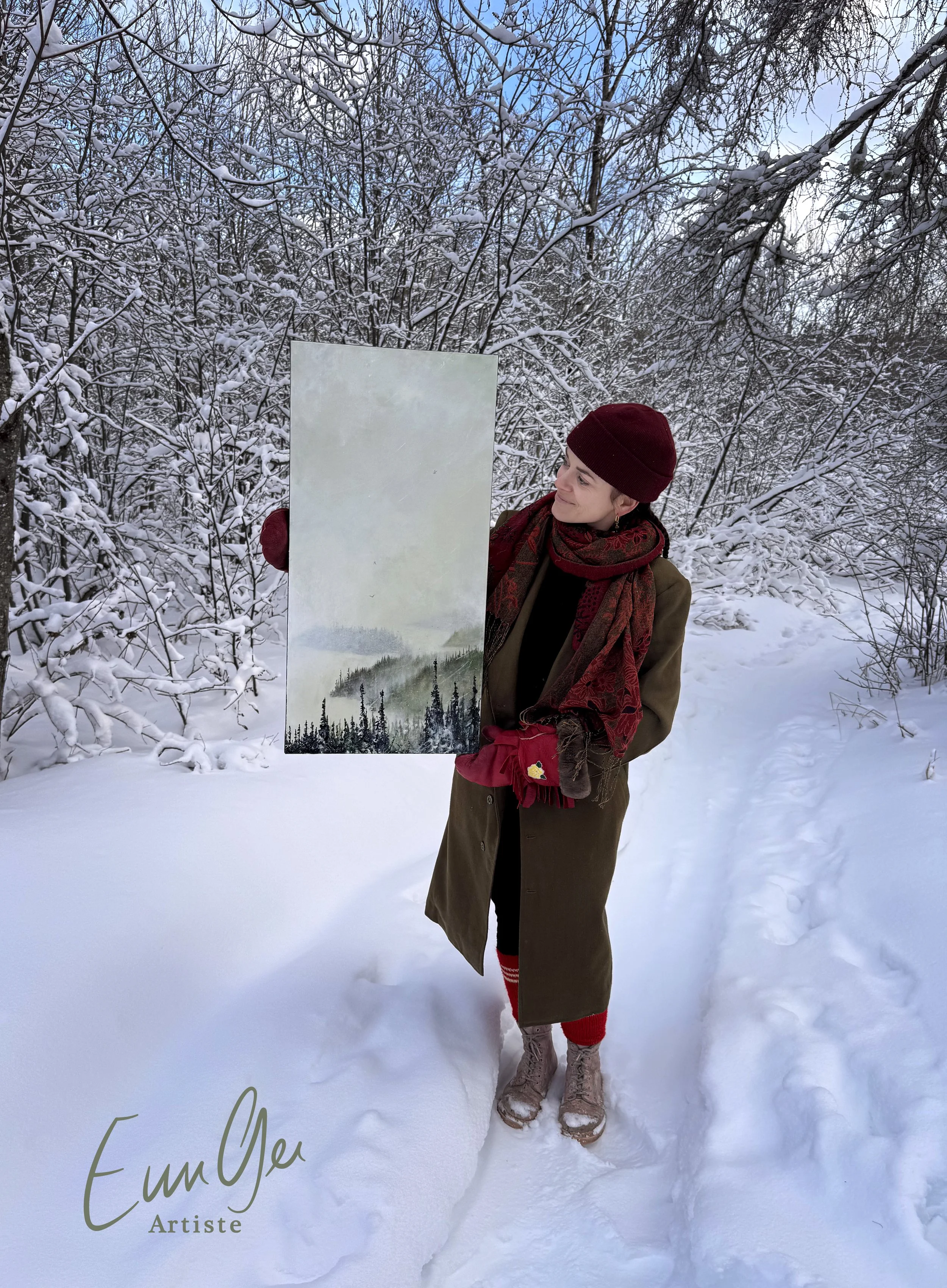 tempête oeuvre art artiste galerie québec nordique northenlight north artistic exhibition