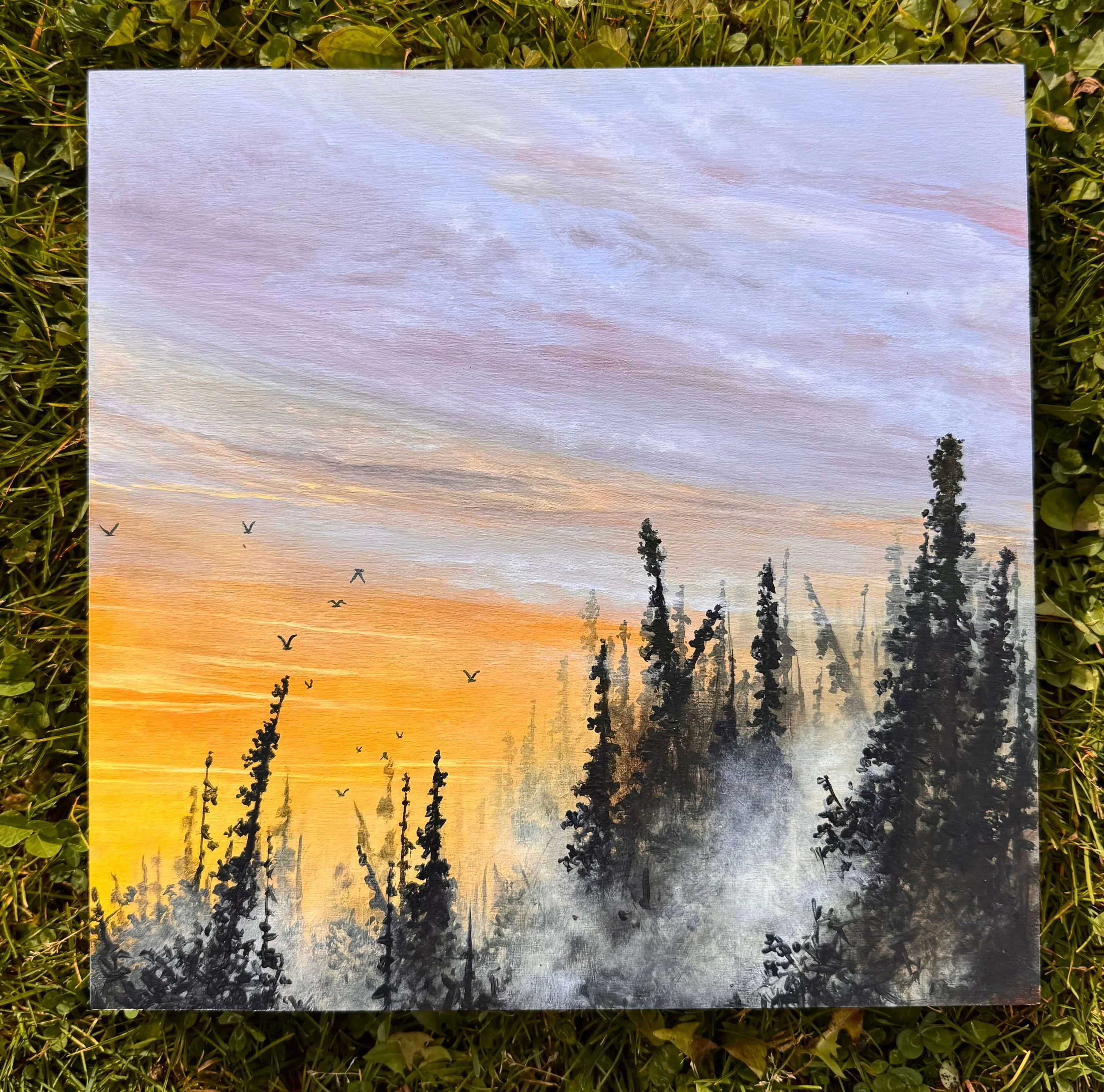 petite oeuvre pour le cercle PB15 à l'atelier 76 pour amasser des fonds pour la cause