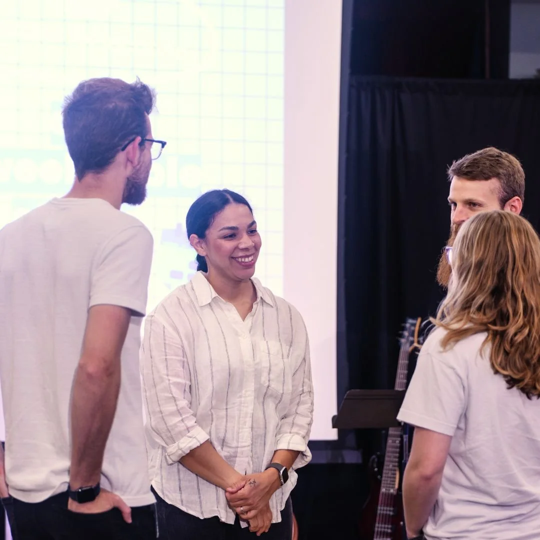 Friendly community connections at Fervent Church in Hutto, Texas