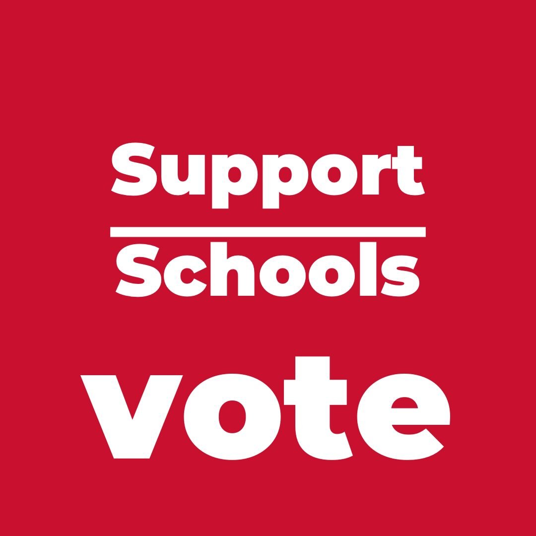 What&rsquo;s another way to support schools? VOTE! This week, May 5, 2026. Check out our stories for link to what&rsquo;s on the ballot.