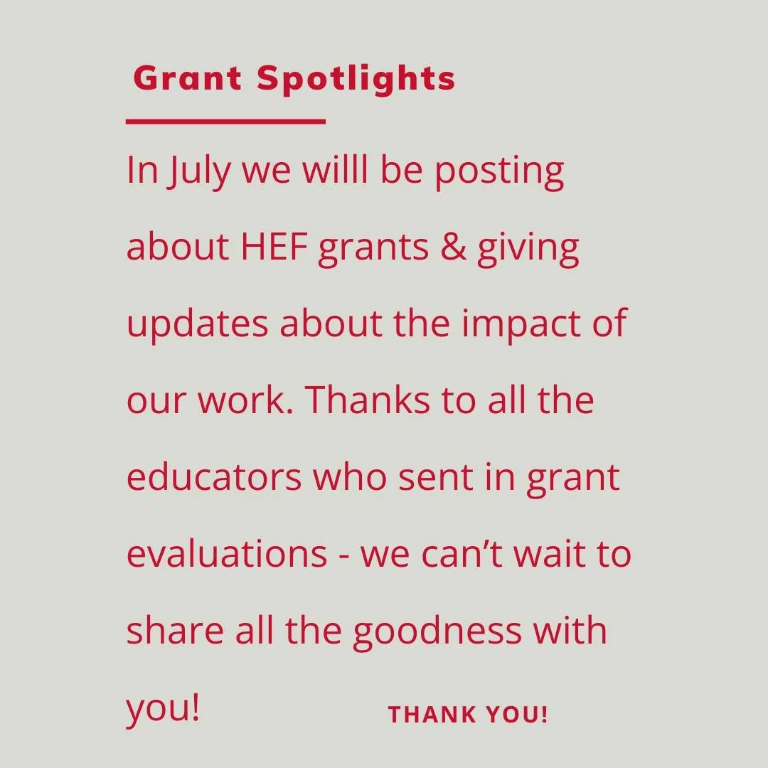 HEF Grant Spotlight: Holland Language Academy's Lourdes Hernandez received a grant for a 4th Field Trip to Michigan History Museum. 🖼

"[This is] a good opportunity to learn out of the walls of the school," says Lourdes Hernandez.

"M