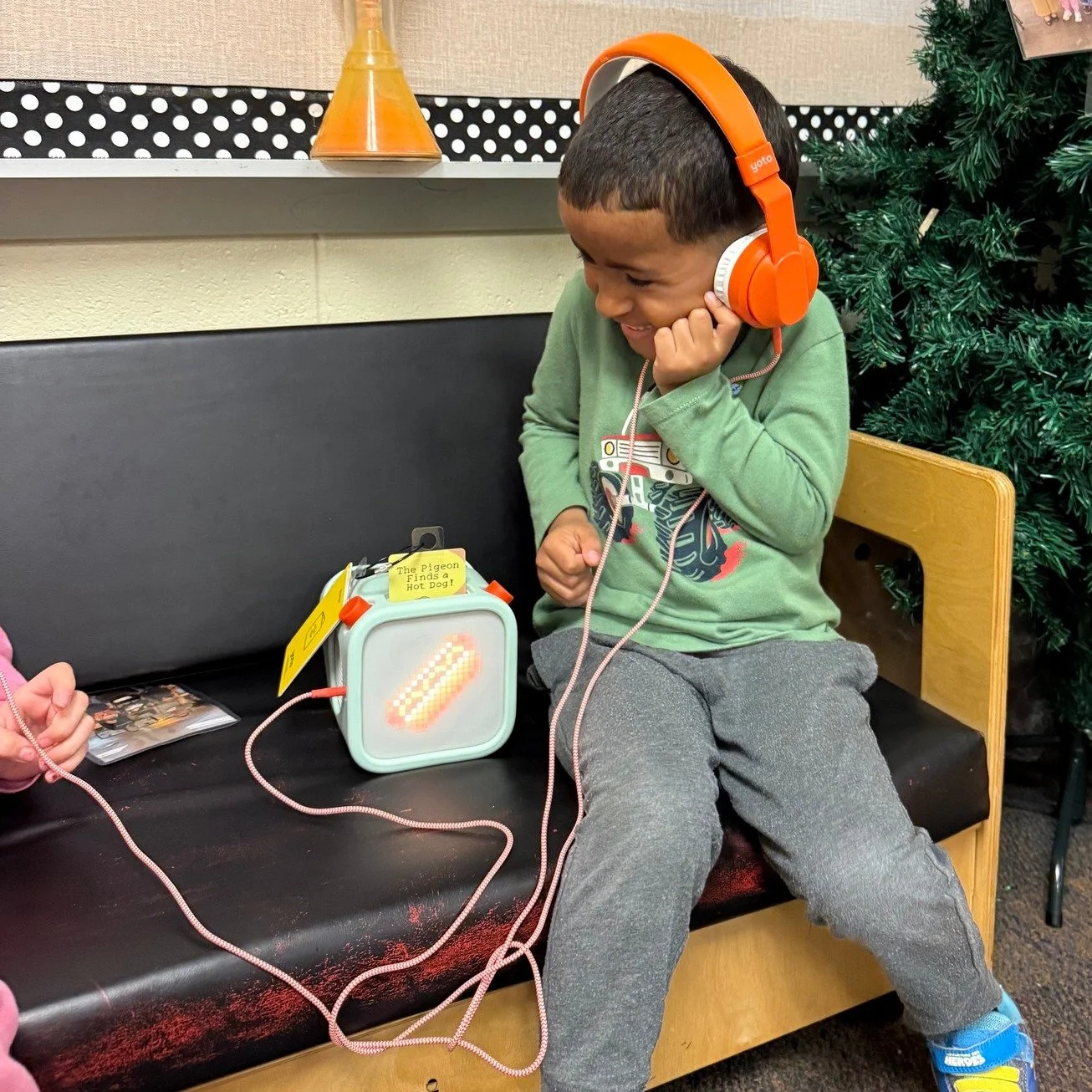 Jefferson's Tricia Koning &amp; Jacobie Koning received funding from HEF for a Preschool Listening Center.

"Students were so excited to use the listening center. I observed students eyes light up as they listened for the first time. They were c